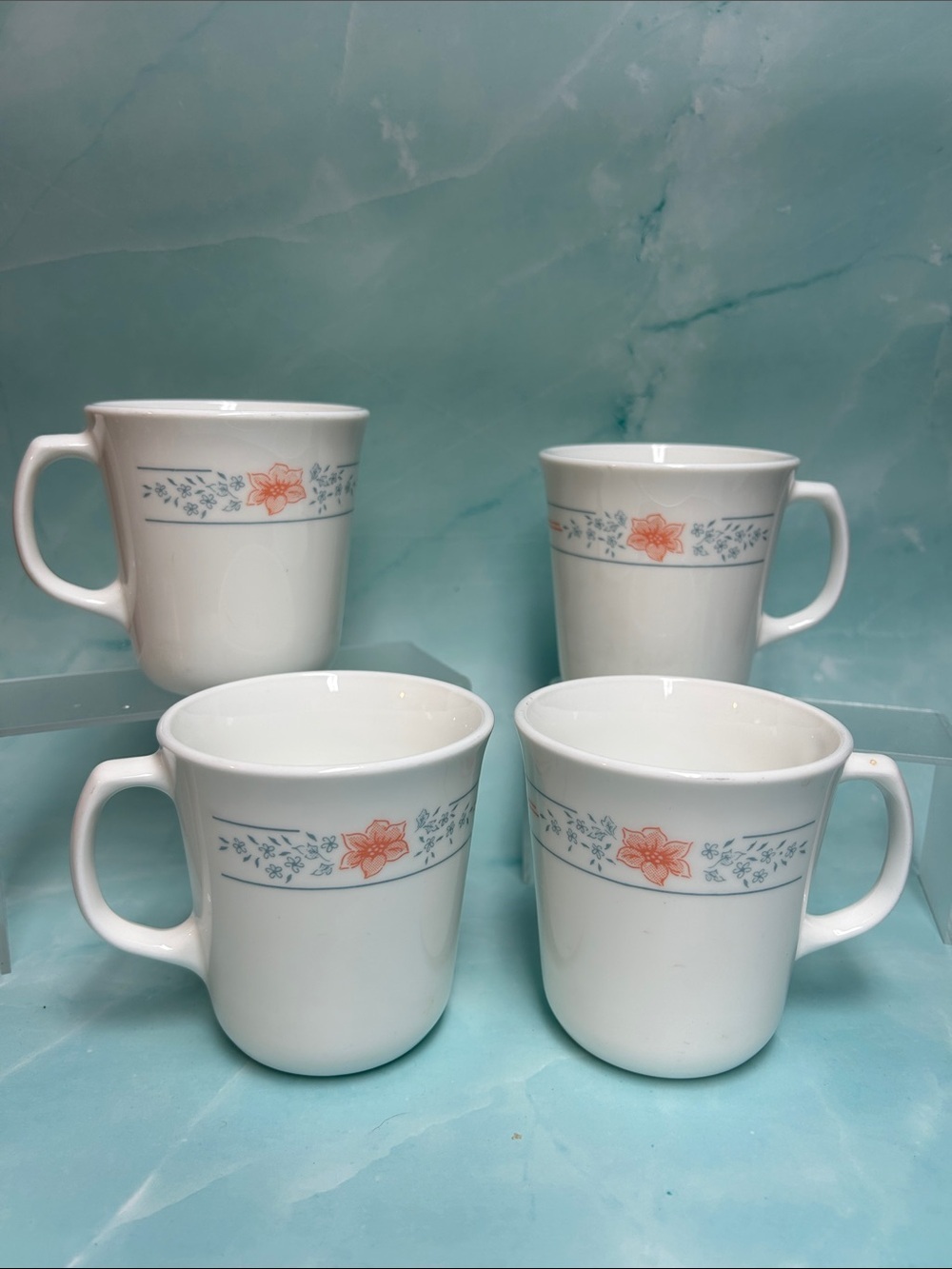 APRICOT GROVE by Corelle coffee mug set of 4